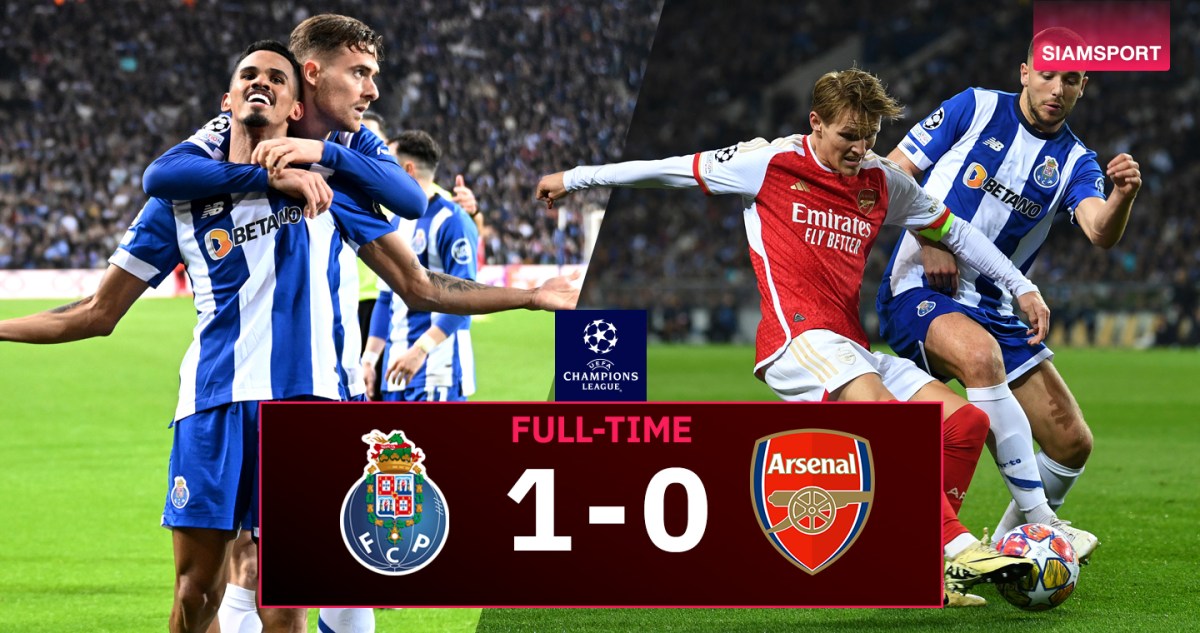 Porto Beats Arsenal 1-0 in UEFA Champions League Round of 16 First Leg
