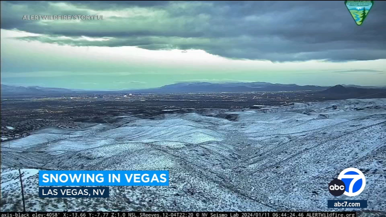 Rare Snowfall Hits Las Vegas and Nevada: Severe Weather Updates and Winter Storm Alerts | KABC News - Archyde
