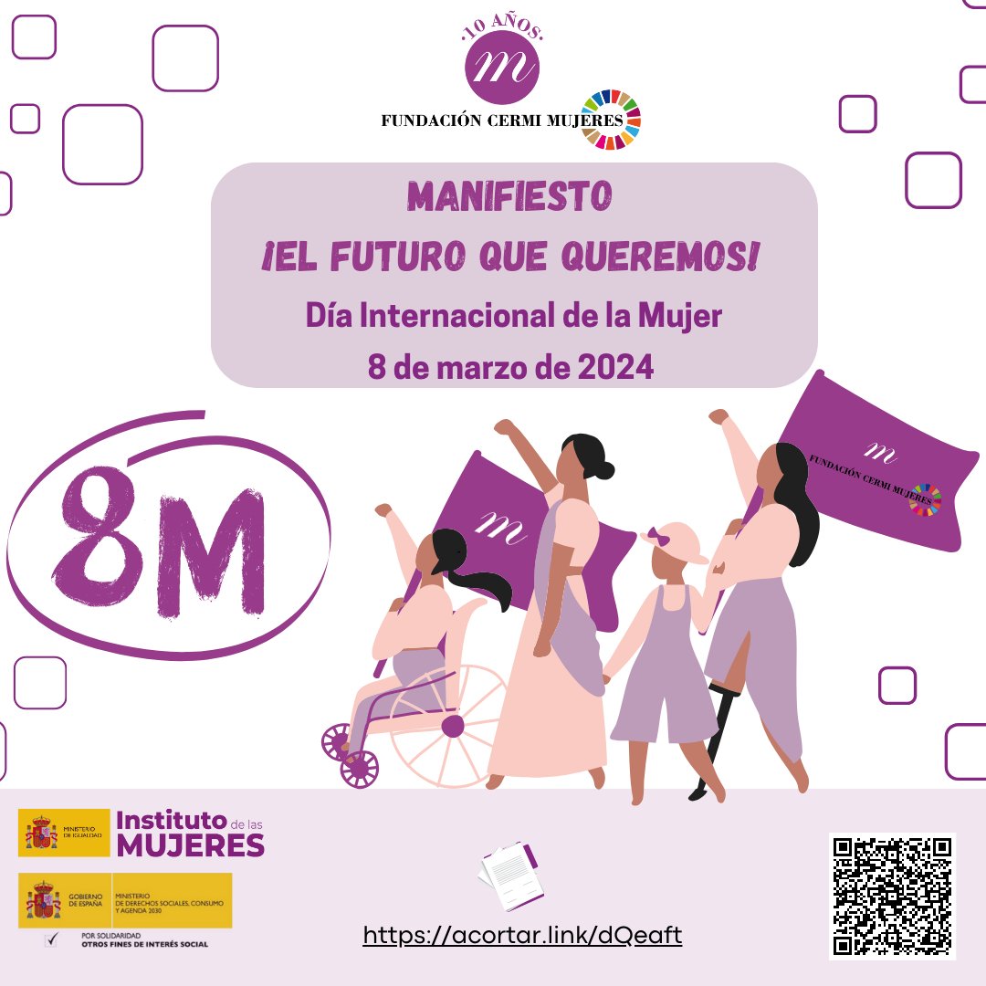 MENTAL HEALTH SPAIN supports the CERMI manifesto for International Women’s Day 2024