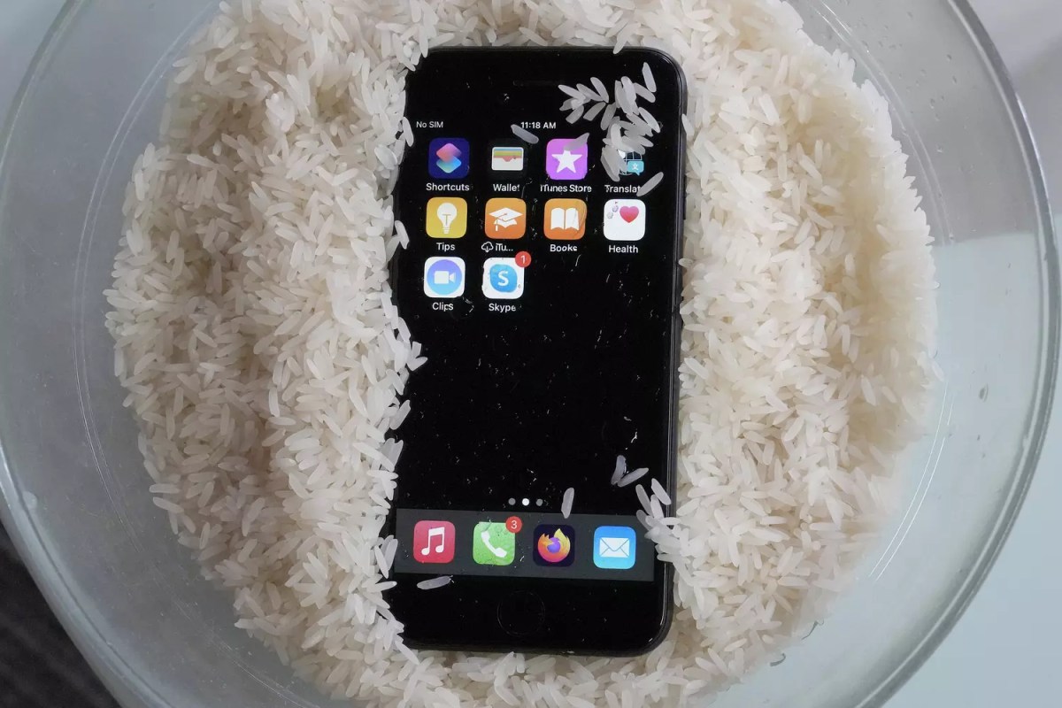 Putting your smartphone in rice to repair it is useless, Apple gives the only effective tip