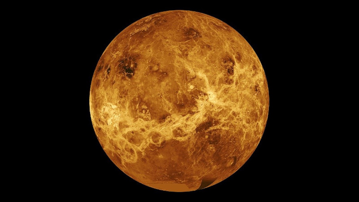 Venus Surface Hot Heat Planet Starry Sky Space